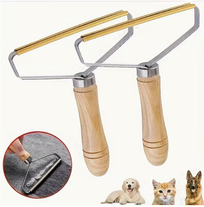 Singular roller handle, versatile for removing pet fur across many surfaces!